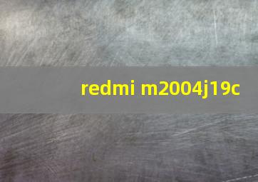 redmi m2004j19c